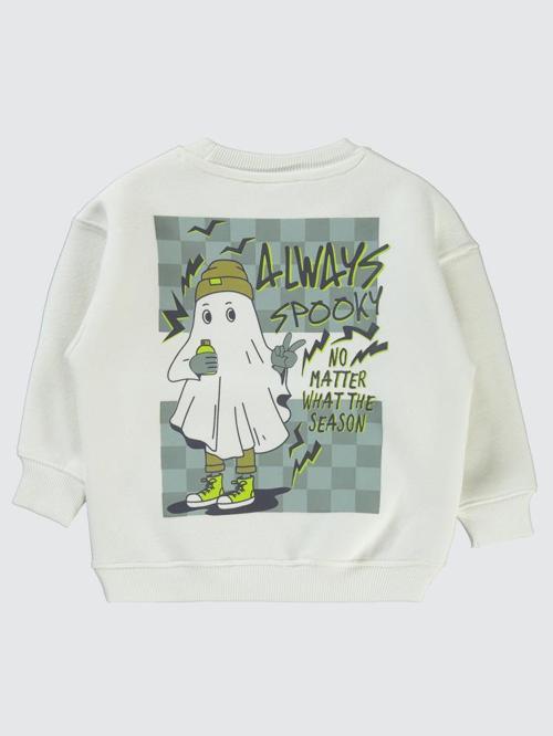 Dama Sweat 2-5 Yaş Sweatshirt - Beyaz3-4 Yaş