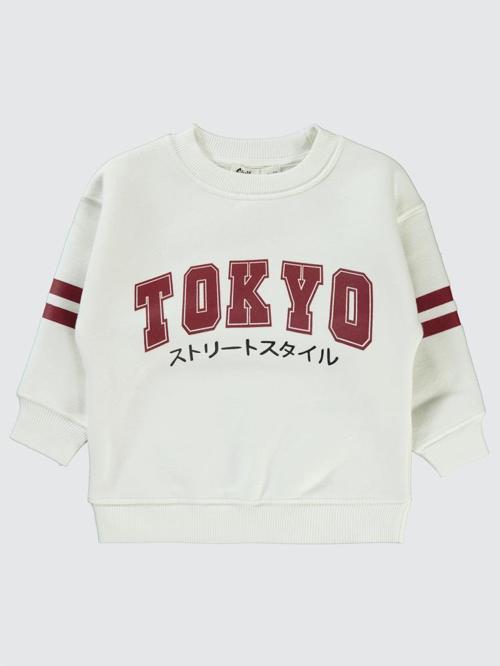 Tokyo 2-5 Yaş Sweatshirt - Beyaz3-4 Yaş