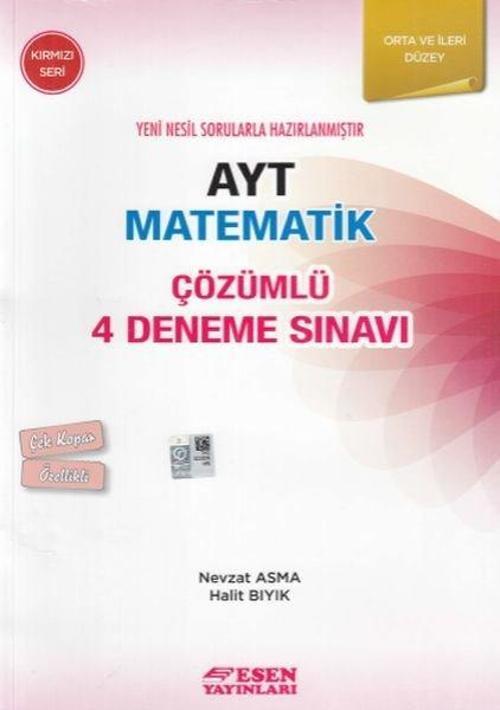 AYT Matematik Çözümlü 4 Deneme Sınavı-Orta ve İleri Seviye