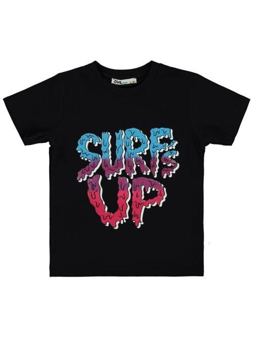 Surfs Up Baskılı 2-5 Yaş Tişört - Siyah2-3 Yaş