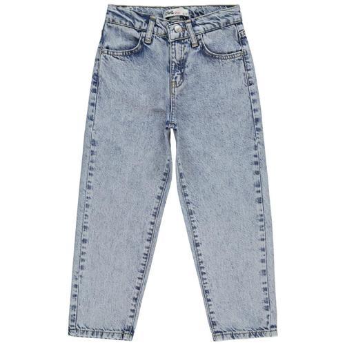 Mom Jean 10-13 Yaş Pantolon - Mavi11-12 Yaş