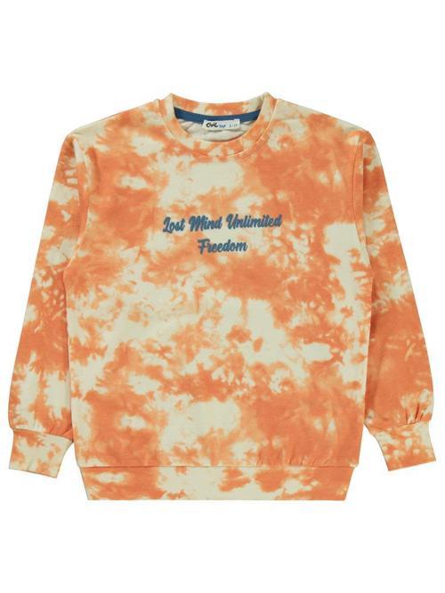 Batik Desenli 6-9 Yaş Sweatshirt - Fil Dişi6-7 Yaş