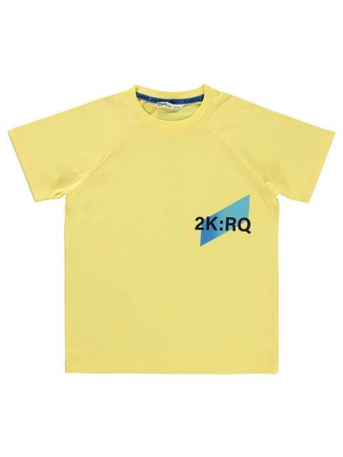 Çizgi Baskılı 10-13 Yaş Tişört - Sarı12-13 Yaş