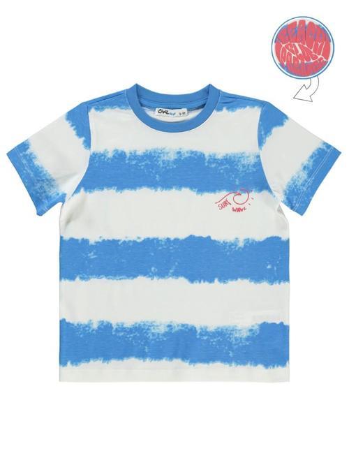 Surf Wave Baskılı 2-5 Yaş Tişört - Mavi2-3 Yaş