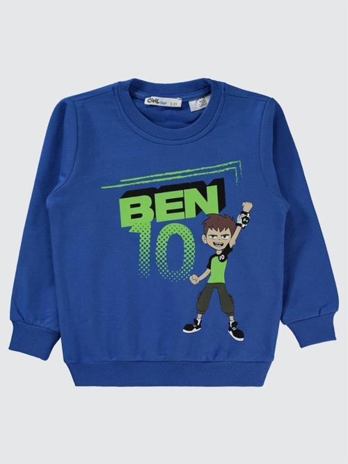 Ben10 Baskılı 2-5 Yaş Sweatshirt - Mavi2-3 Yaş