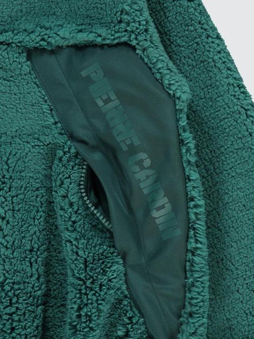 Yarım Fermuarlı 10-12 Yaş Sweatshirt - Yeşil11-12 Yaş