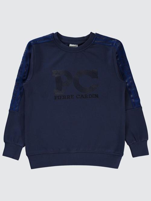 PC Baskılı 6-9 Yaş Sweatshirt - Lacivert7-8 Yaş