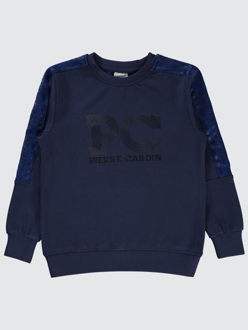 PC Baskılı 10-12 Yaş Sweatshirt - Lacivert10-11 Yaş