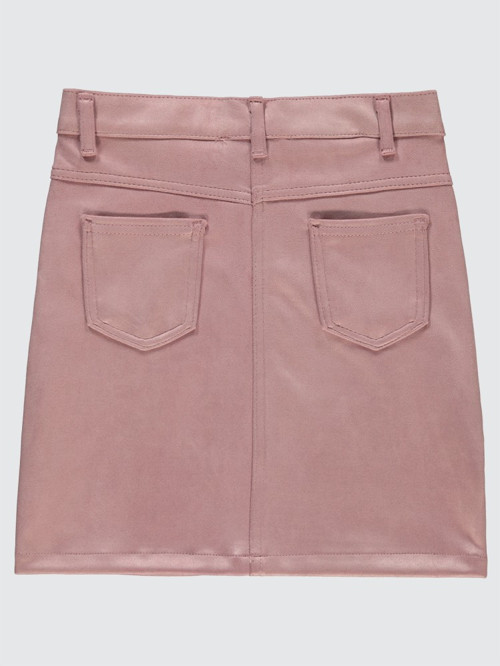 Klasik Cepli 10-13 Yaş Etek - Pudra13-14 Yaş