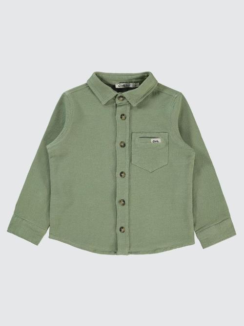 Desıgn Armalı 2-5 Yaş Gömlek - Haki2-3 Yaş