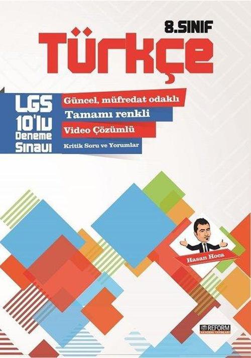 8.Sınıf Türkçe LGS 10'lu Deneme Sınavı