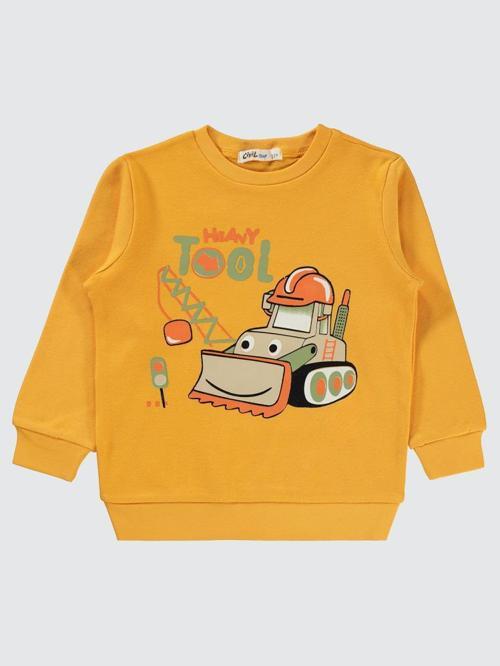 Tool Baskılı 2-5 Yaş Sweatshirt - Hardal2-3 Yaş
