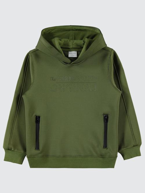 Original Baskılı 10-12 Yaş Sweatshirt - Haki10-11 Yaş