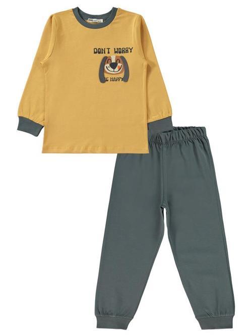 Köpek Baskılı 2-5 Yaş Pijama Takımı - Mavi4-5 Yaş