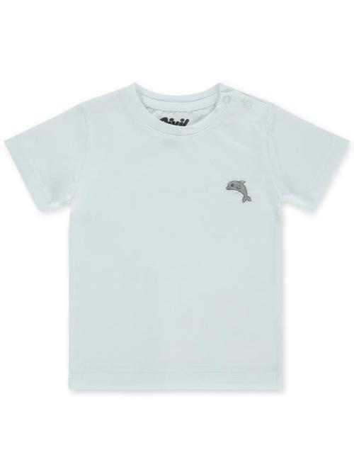 Nakışlı 6-18 Ay Tişört - Beyaz6-9 Ay