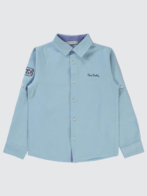 Garnili 10-12 Yaş Gömlek - Mavi11-12 Yaş