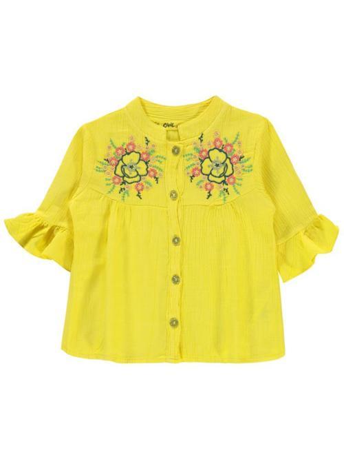 Valon Kol 2-5 Yaş Gömlek - Sarı2-3 Yaş