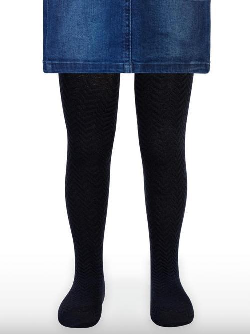 Stairs 2-12 Yaş Kız Külotlu Çorap - Lacivert10-11 Yaş