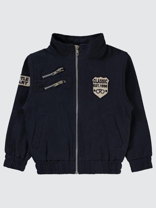 Classic Nakışlı 2-5 Yaş Ceket - Lacivert2-3 Yaş