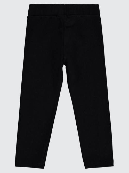 Simli Şeritli 2-5 Yaş Tayt - Siyah4-5 Yaş