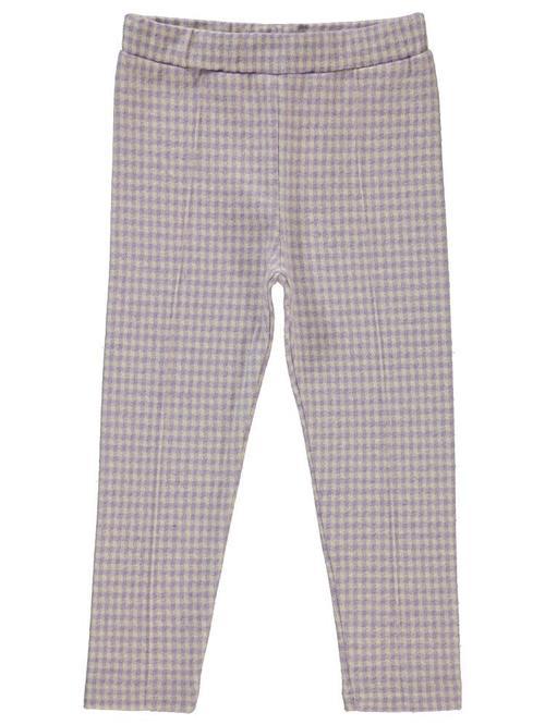 Pitikare Desen Çima Dikişli 10-13 Yaş Tayt - Lila13-14 Yaş