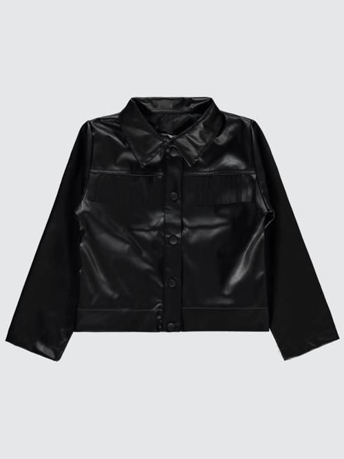 Kız Çocuk Ceket 6-9 Yaş  - Siyah7-8 Yaş