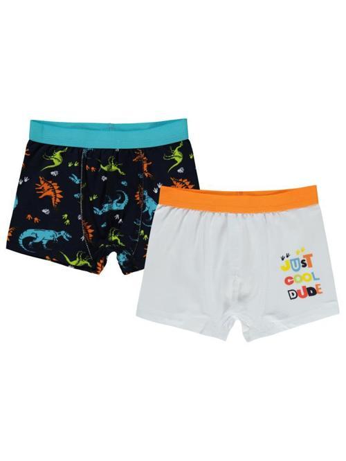 Erkek Çocuk 2'li Boxer Set 2-10 Yaş - Standart4-5 Yaş