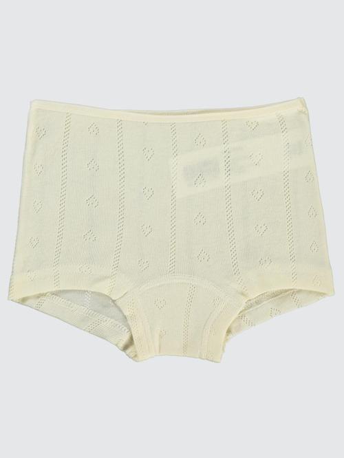 Jakarlı Kalp 2-10 Yaş 2'li Boxer Set - Ekru8-9 Yaş