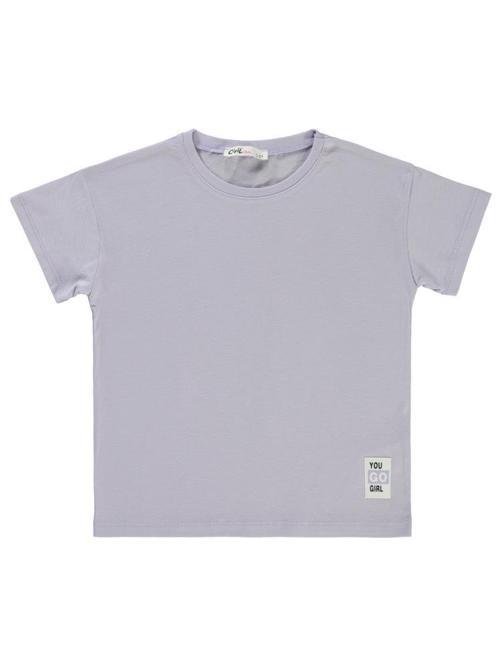Basic 2-5 Yaş Tişört - Lila5-6 Yaş