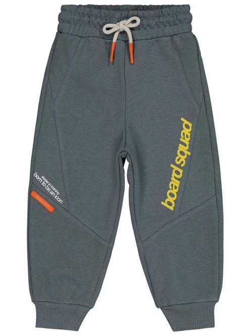 Board Squad Baskılı 2-5 Yaş Eşofman Altı - Açık Antrasit3-4 Yaş