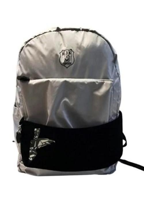 Orijinal Lisanslı Spor Sırt Çantası Kartal Bant Detaylı Bjk Siyah Çanta