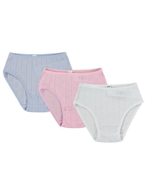 Ribana Jakarlı 2-10 Yaş 3'lü Külot Set - Standart8-9 Yaş