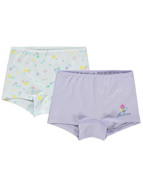 Çiçek 2-10 Yaş 2'li Boxer Set - Standart6-7 Yaş