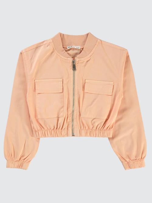 Crop 10-13 Yaş Ceket - Pudra13-14 Yaş