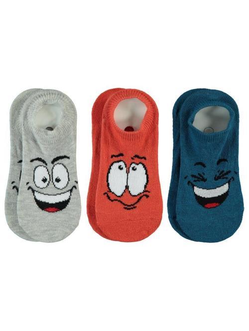 Gülenyüz 3'lü 2-12 Yaş Erkek Babet Çorap - Standart6-7 Yaş