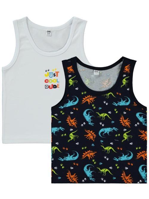 Dinosaur  2-10 Yaş 2'li Atlet Set - Standart10-11 Yaş