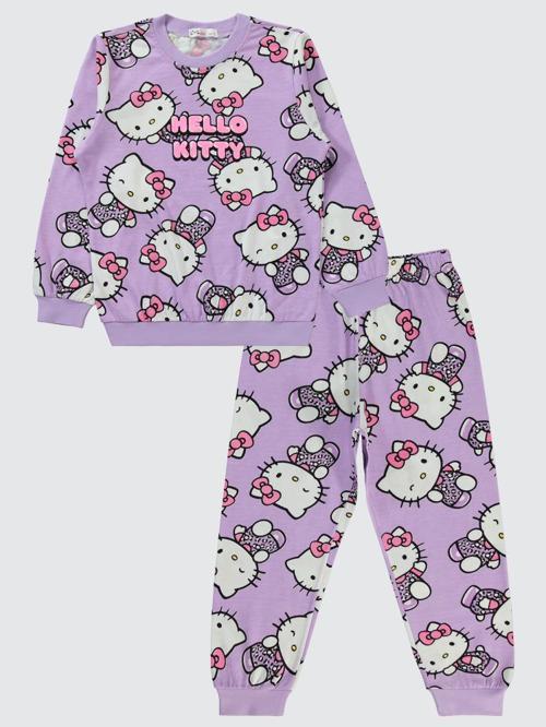 10-13 Yaş Pijama Takımı - Lila10-11 Yaş