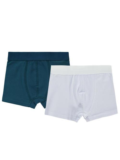 Erkek Çocuk 2'li Boxer Set 2-10 Ya - Lacivert6-7 Yaş