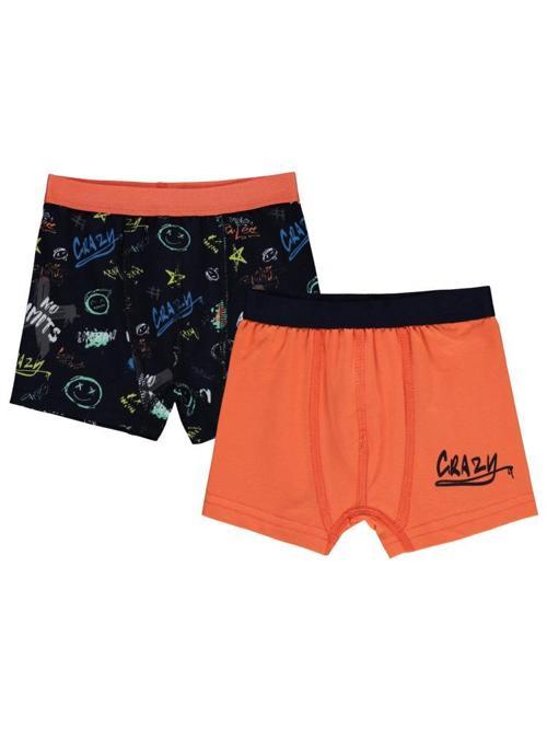 Erkek Çocuk 2'li Boxer Set 2-10 Yaş  - Standart4-5 Yaş