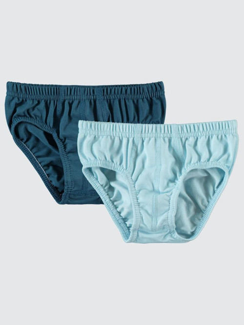 Basic 2-10 Yaş 2'li Külot Set - Mavi8-9 Yaş