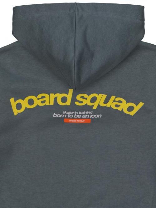 Board Squad Baskılı 2-5 Yaş Sweatshirt - Açık Antrasit5-6 Yaş