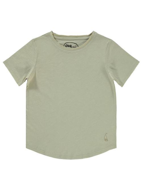 Flamlı Yelkenli Nakışlı 6-9 Yaş Tişört - Gri6-7 Yaş