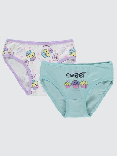 Sweet 2-10 Yaş 2'li Külot Set - Standart4-5 Yaş