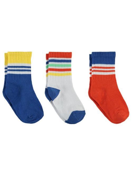 Colorful 3'lü 2-12 Yaş Erkek Soket Çorap - Standart10-11 Yaş