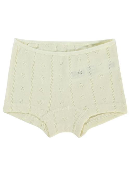 Jakarlı Kalp 2-10 Yaş 2'li Boxer Set - Ekru10-11 Yaş