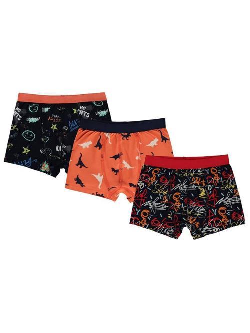 Style  2-10 Yaş 3'lü Boxer Set - Standart4-5 Yaş