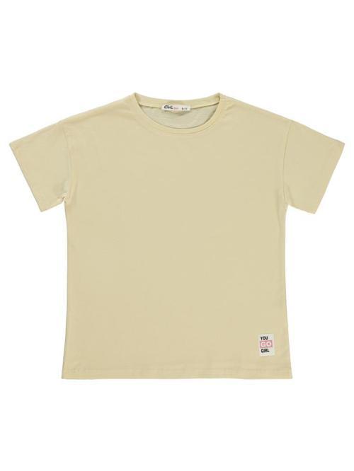 Basic 6-9 Yaş Tişört - Sarı7-8 Yaş