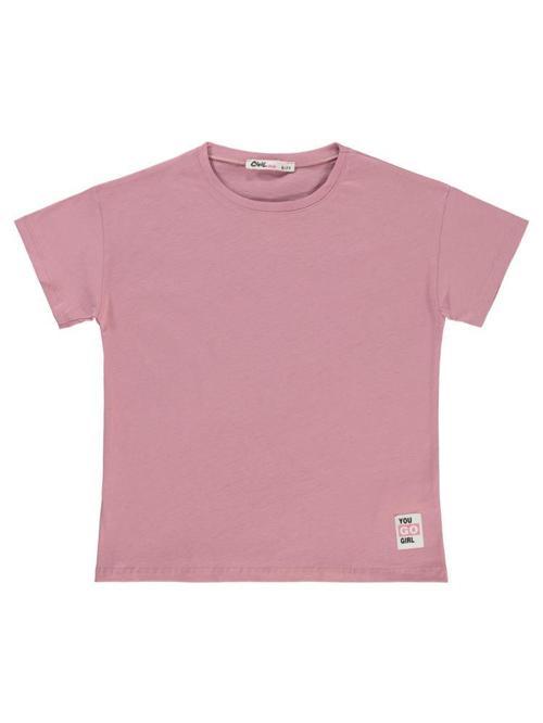 Basic 6-9 Yaş Tişört - Pembe8-9 Yaş
