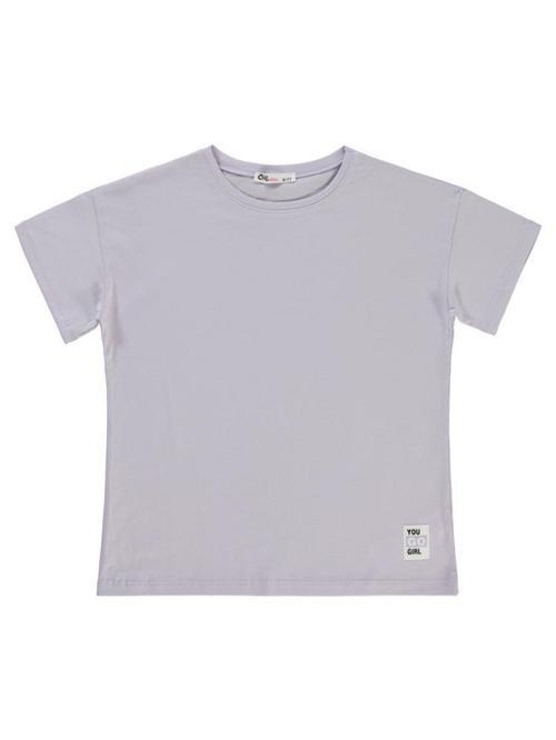 Basic 6-9 Yaş Tişört - Lila8-9 Yaş