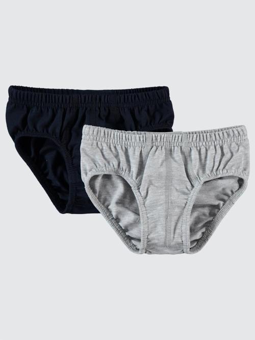 Basic 2-10 Yaş 2'li Külot Set - Gri4-5 Yaş